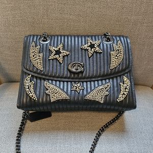 COACH Parker Crystal Embellished Quilted Bag - Ultra Rare